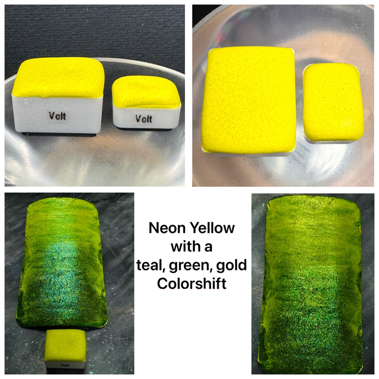 Valley Girl - Neon Colorshift Watercolors Bright Vivid Neon Chameleon Paints in a Value Set