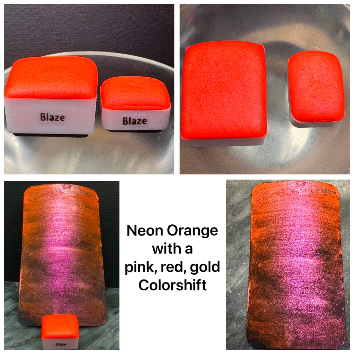 Valley Girl - Neon Colorshift Watercolors Bright Vivid Neon Chameleon Paints in a Value Set