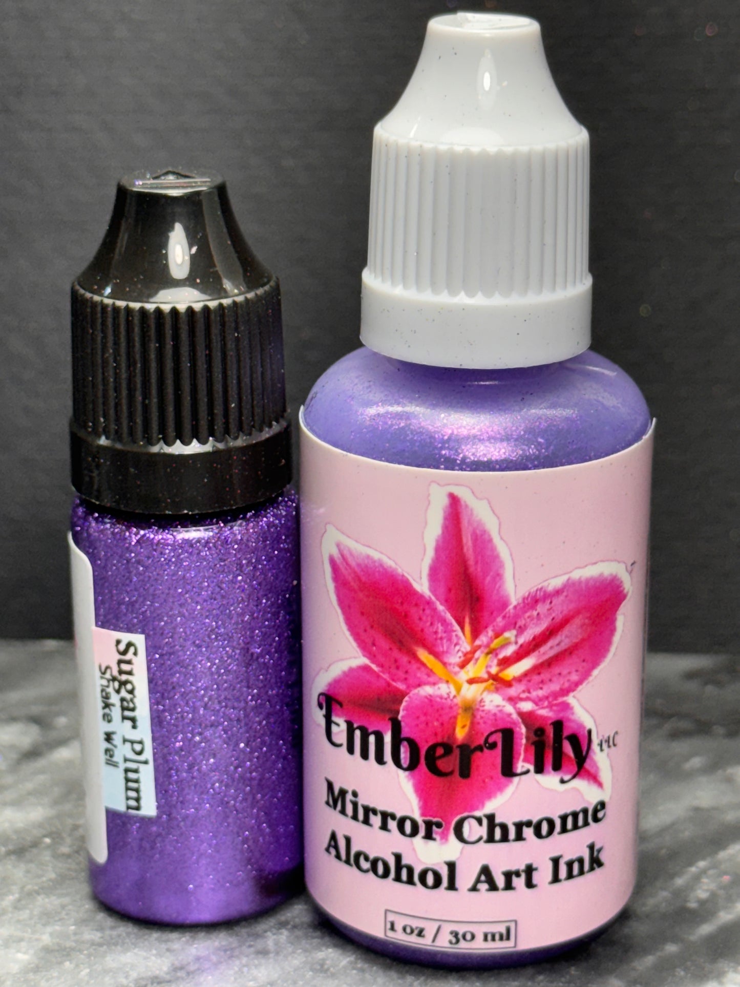 HOLIDAZE 8-Piece Mirror Chrome Alcohol Ink Set, Art Inks