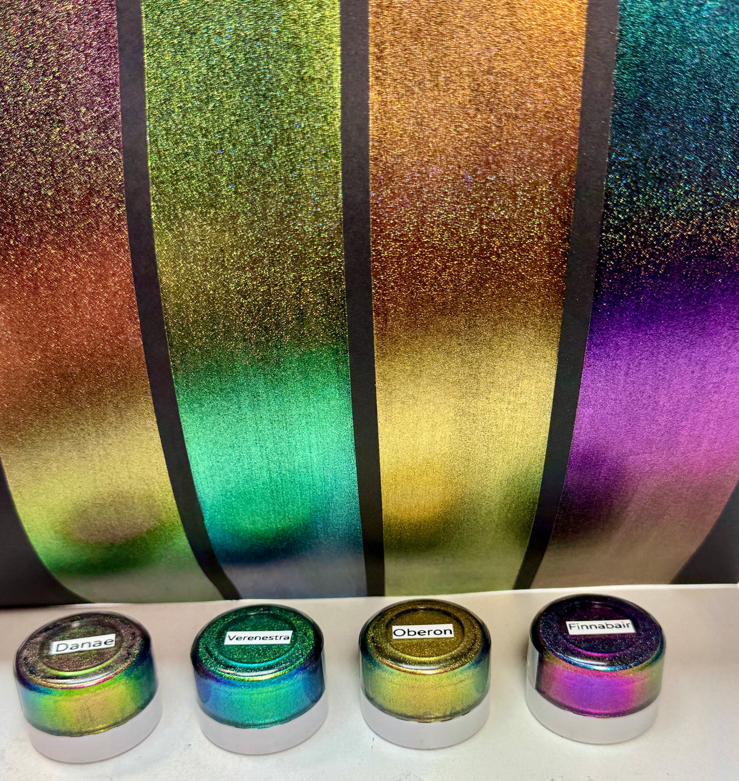Fairy Ring Colorshift Holographic Acrylic Paint, 15 ML of High Flow Liquid Acrylic Paint Glaze
