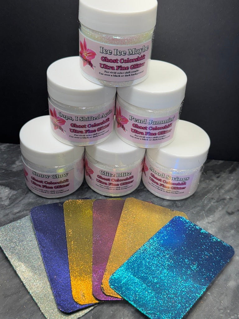 Ghost series of Magical Colorshift Crystals series of 6 Supershifter Chrome Hypershift Chameleon