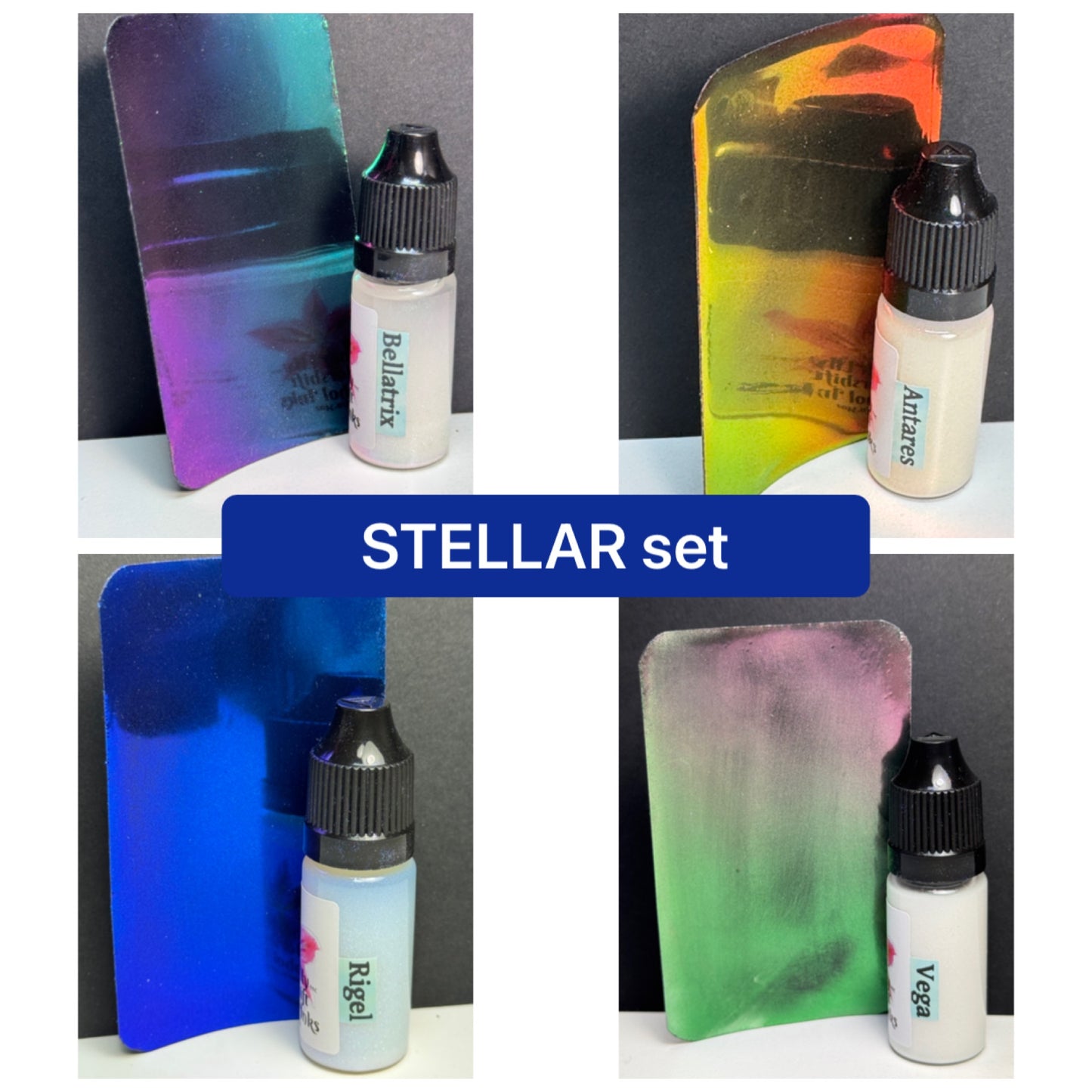 Cosmic series- Colorshift Chrome Alcohol Art Inks
