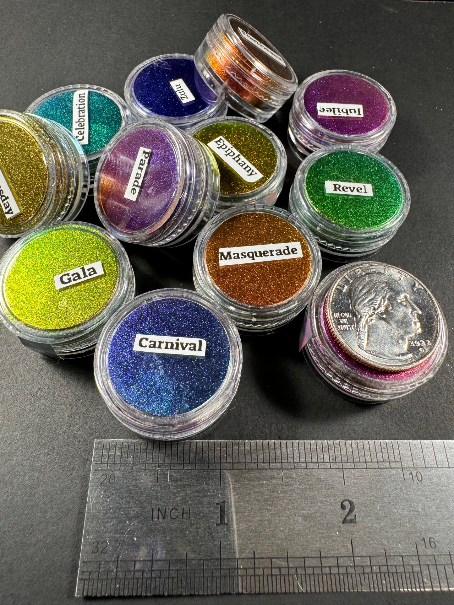 Mardi Gras PIGMENTS Vivid Intense Colorshift Pigments