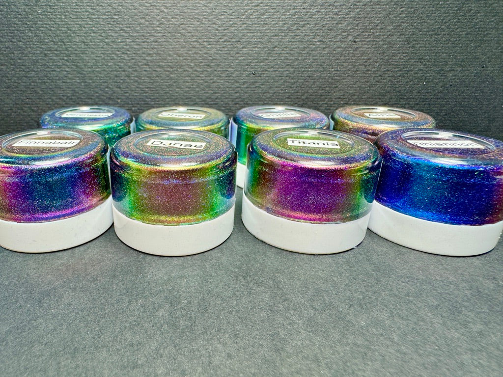 Fairy Ring Colorshift Holographic Acrylic Paint, 15 ML of High Flow Liquid Acrylic Paint Glaze