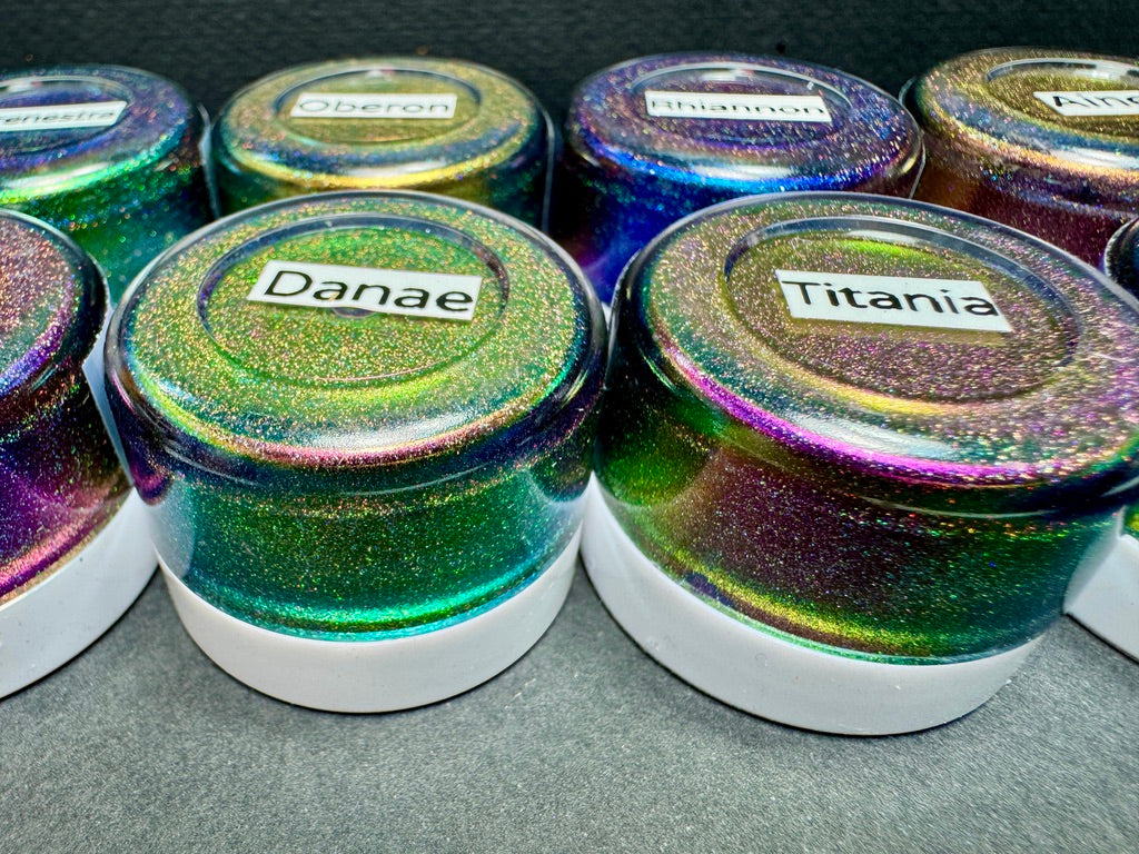 Fairy Ring Colorshift Holographic Acrylic Paint, 15 ML of High Flow Liquid Acrylic Paint Glaze