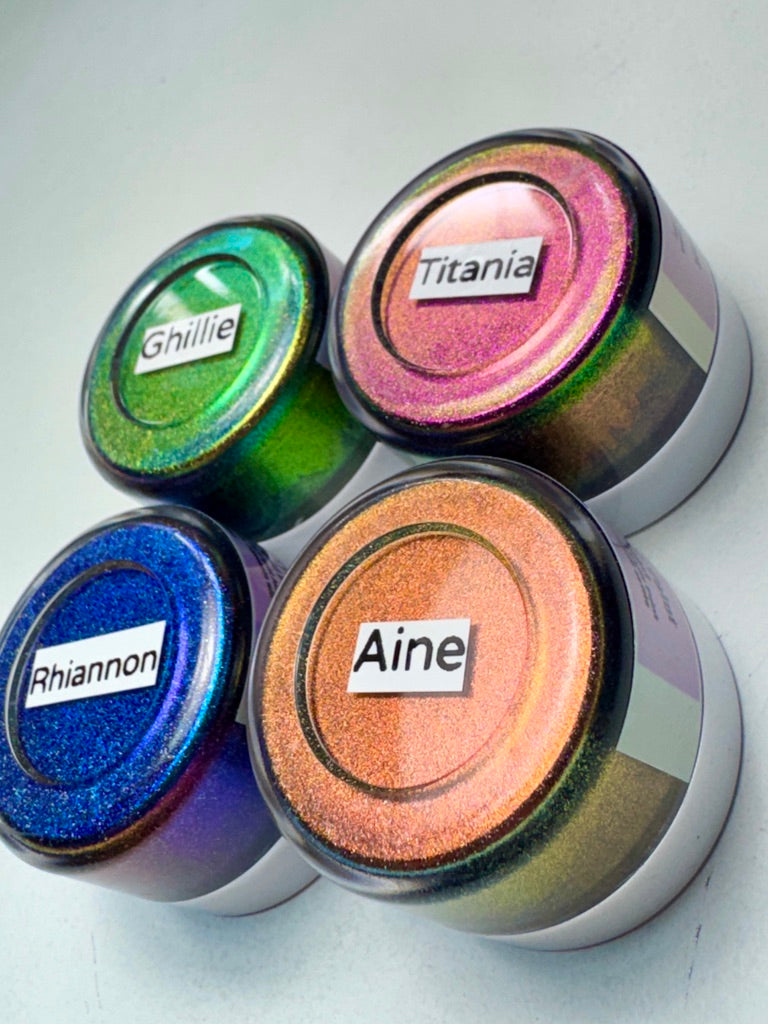 Fairy Ring Colorshift Holographic Acrylic Paint, 15 ML of High Flow Liquid Acrylic Paint Glaze