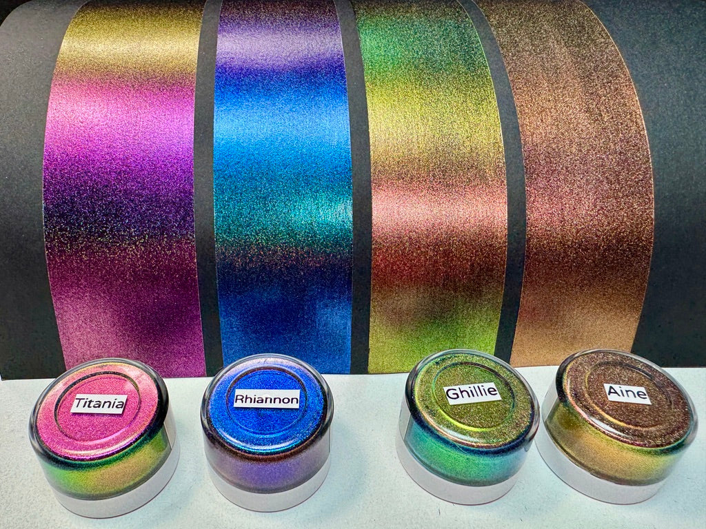 Fairy Ring Colorshift Holographic Acrylic Paint, 15 ML of High Flow Liquid Acrylic Paint Glaze