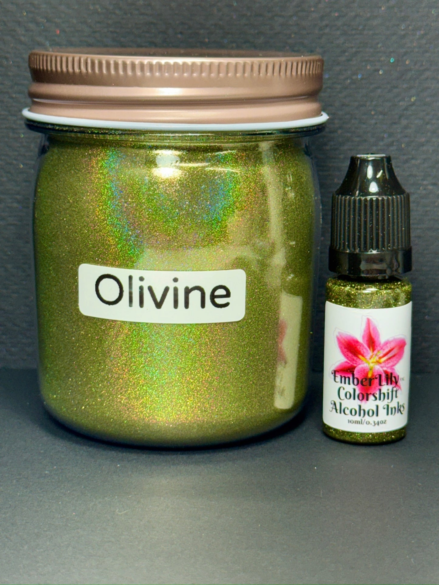 GEMS Inks is a series of Vivid Intense Laser Holographic Inks for Epoxy Resin Arts Crafts, alcohol ink art