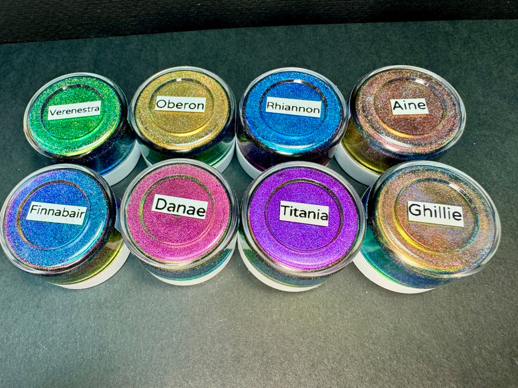 Fairy Ring Colorshift Holographic Acrylic Paint, 15 ML of High Flow Liquid Acrylic Paint Glaze