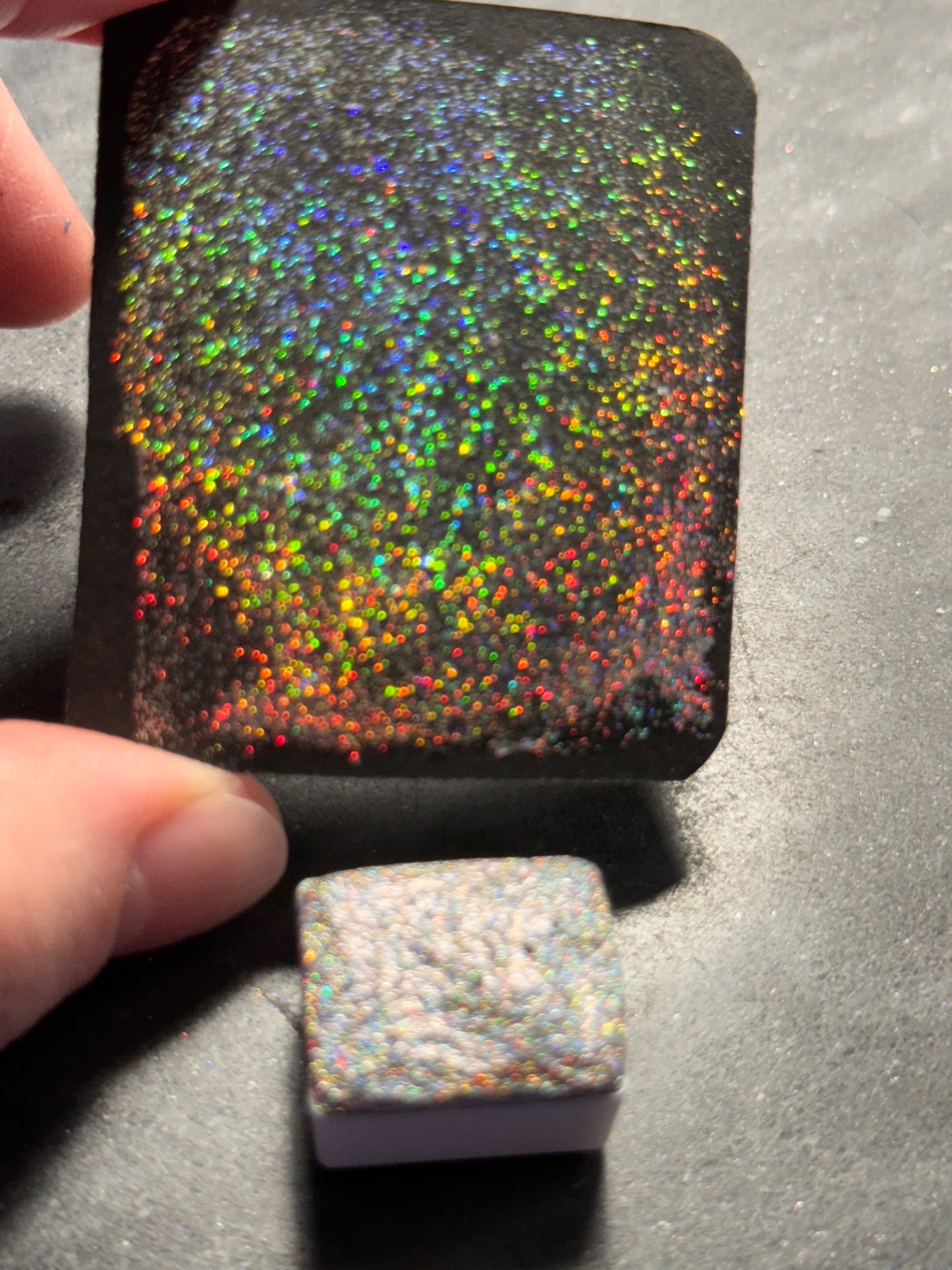 Prism Extreme Holographic Handmade Watercolor Paint micro-flake holo powder pigment watercolor paint