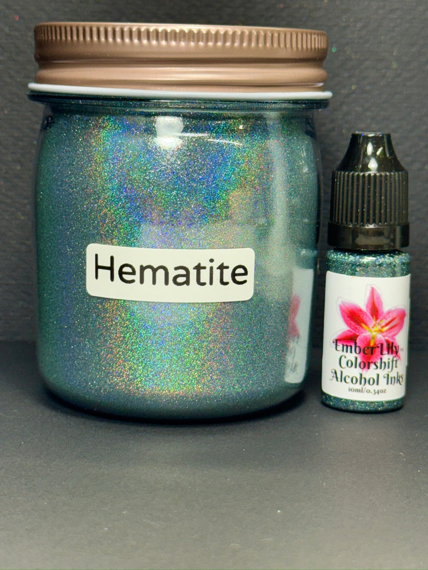 GEMS Inks is a series of Vivid Intense Laser Holographic Inks for Epoxy Resin Arts Crafts, alcohol ink art