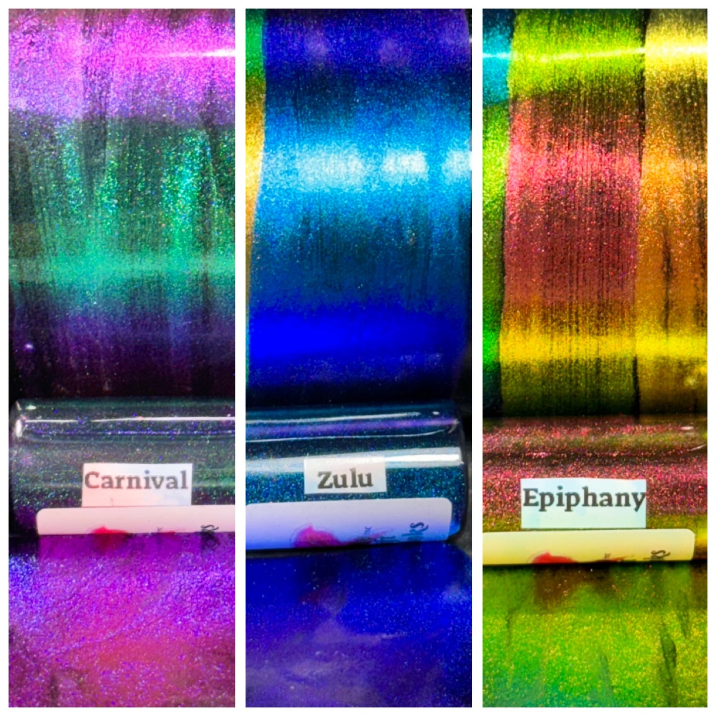 Mardi Gras ALCOHOL INKS Hypershift Chrome Colorshifts