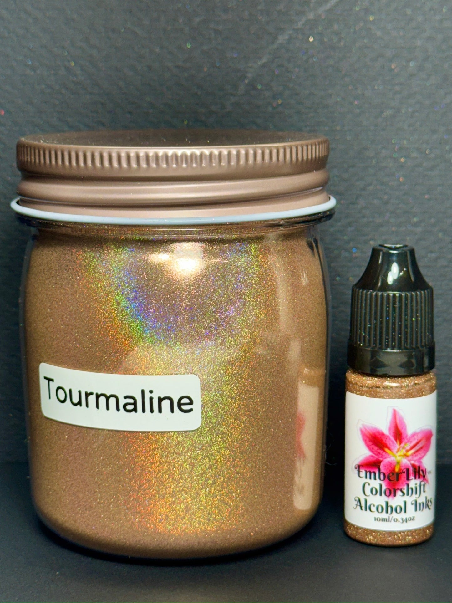GEMS Inks is a series of Vivid Intense Laser Holographic Inks for Epoxy Resin Arts Crafts, alcohol ink art