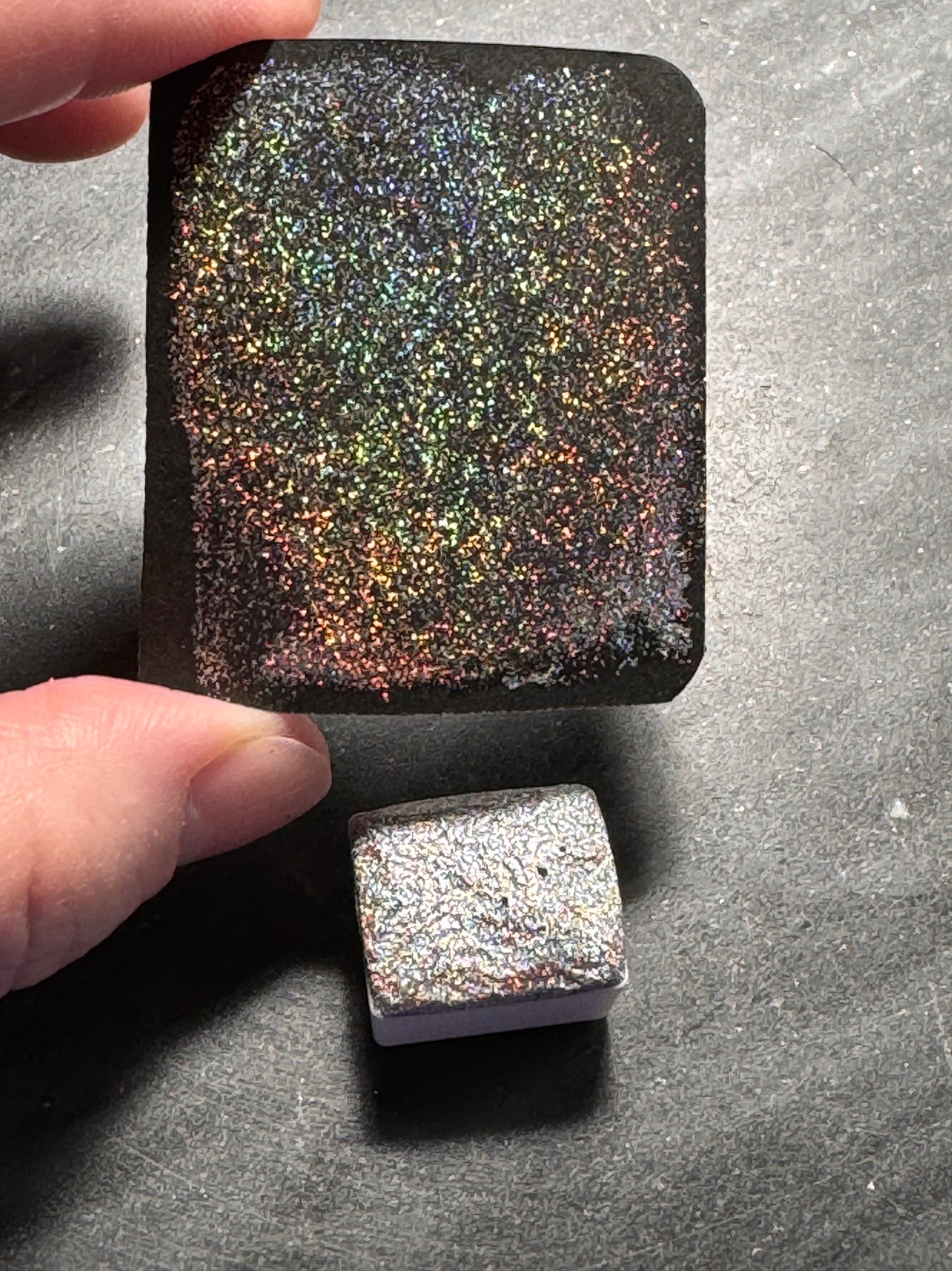 Prism Extreme Holographic Handmade Watercolor Paint micro-flake holo powder pigment watercolor paint