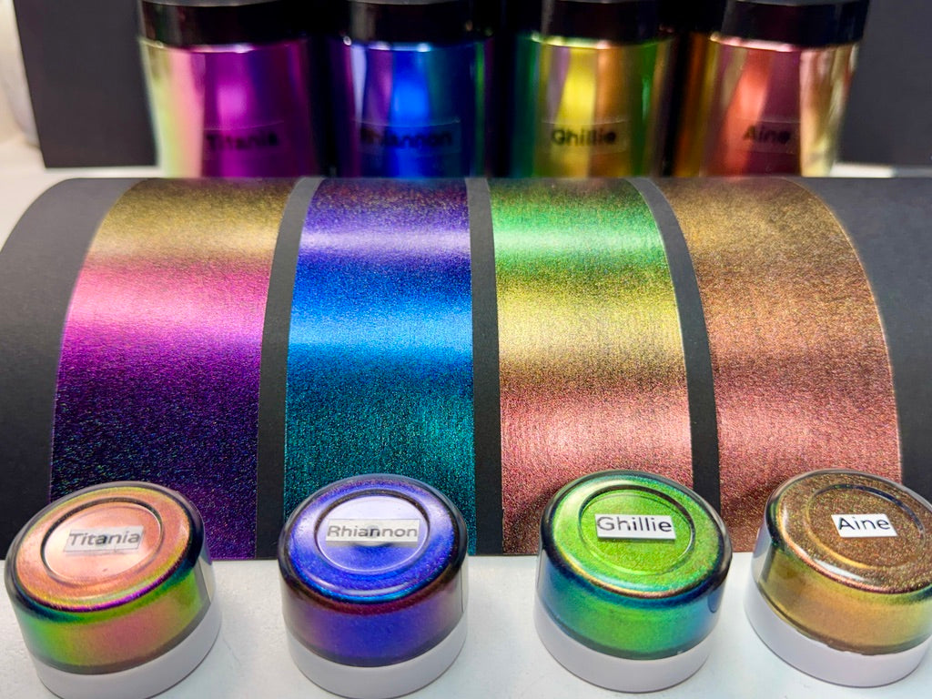 Fairy Ring Colorshift Holographic Acrylic Paint, 15 ML of High Flow Liquid Acrylic Paint Glaze