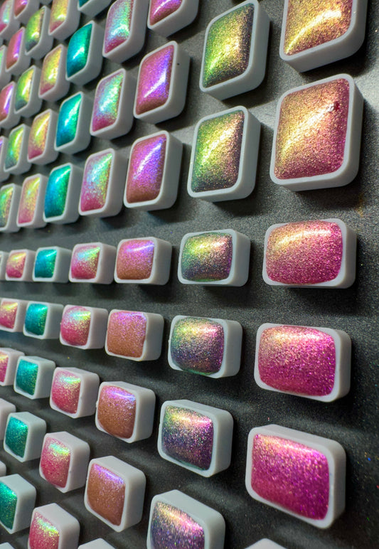 Ethereal Moonlight - Pastel Colorshift Watercolor Set of 6