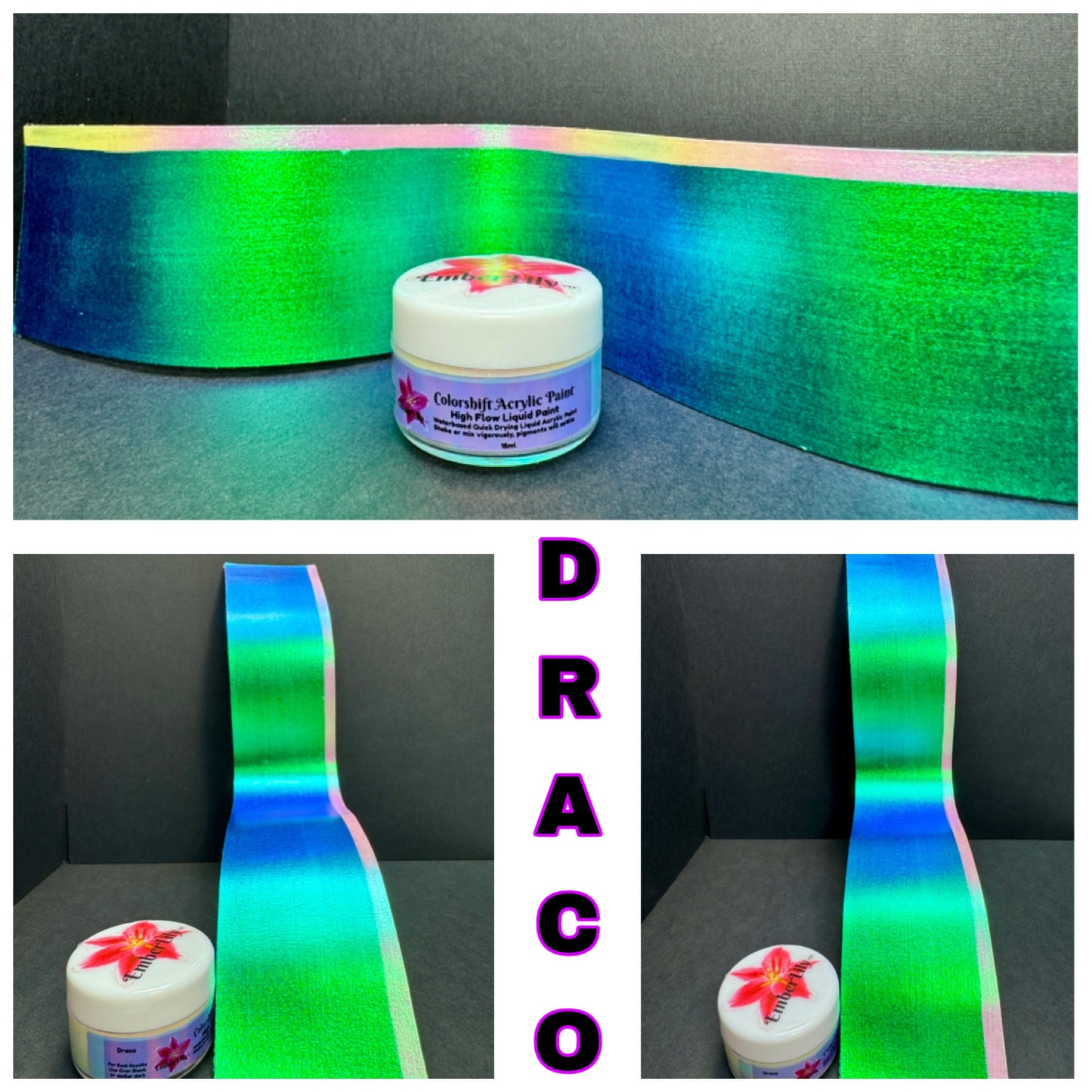 Opal Colorshift Acrylic Paint - High Flow Liquid Acrylics