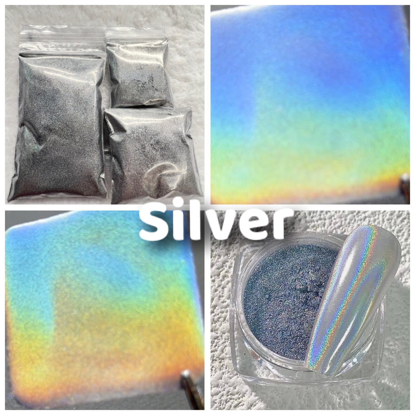 Holographic PIGMENTS Colorful Chrome Cosmetic Grade Pigment Powders