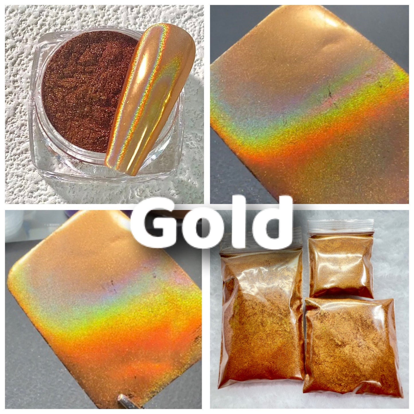 Holographic PIGMENTS Colorful Chrome Cosmetic Grade Pigment Powders