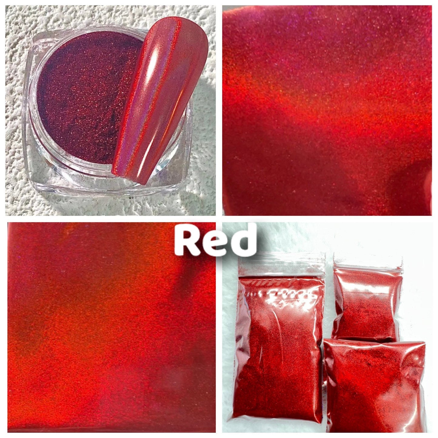 Holographic PIGMENTS Colorful Chrome Cosmetic Grade Pigment Powders