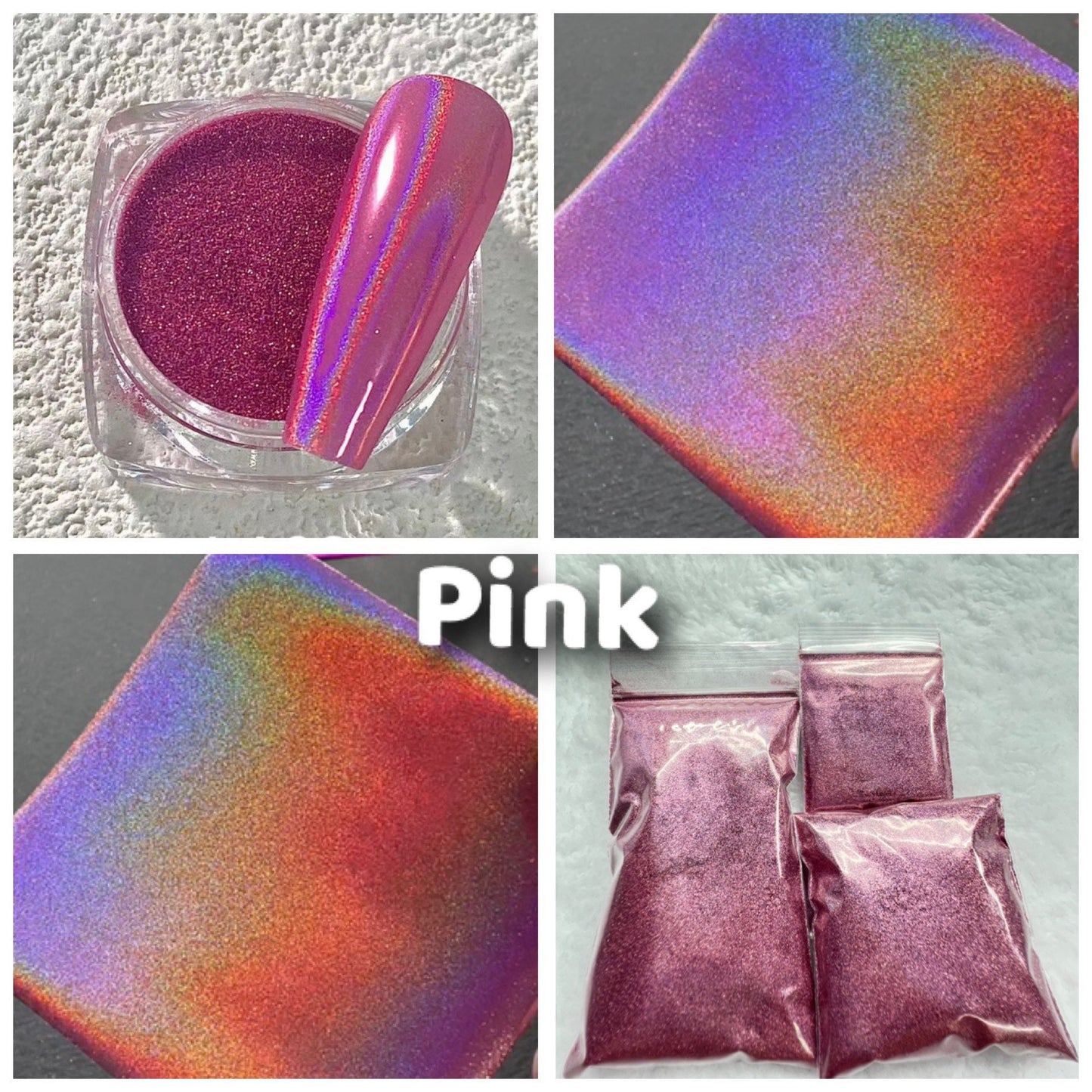 Holographic PIGMENTS Colorful Chrome Cosmetic Grade Pigment Powders