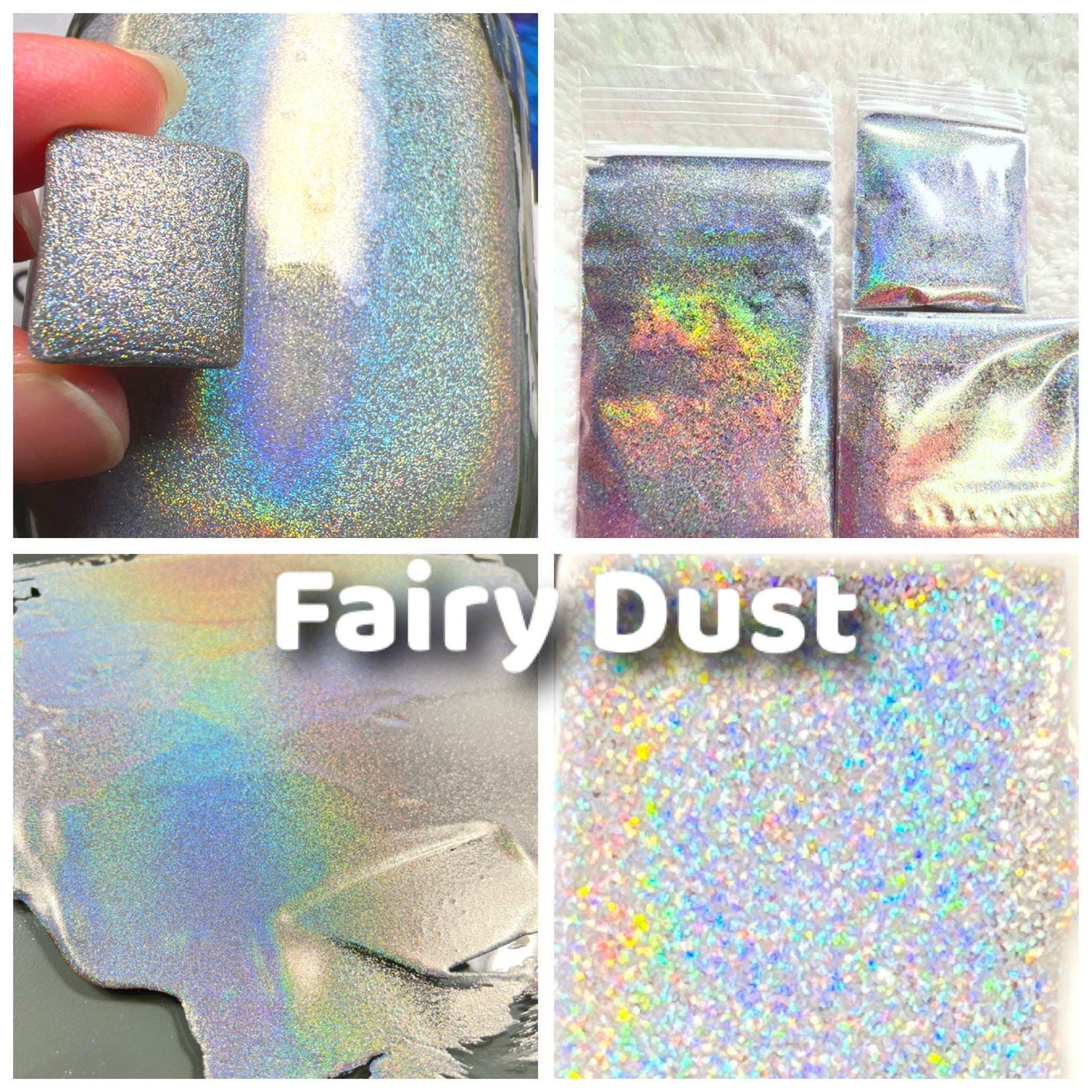 Holographic PIGMENTS Colorful Chrome Cosmetic Grade Pigment Powders