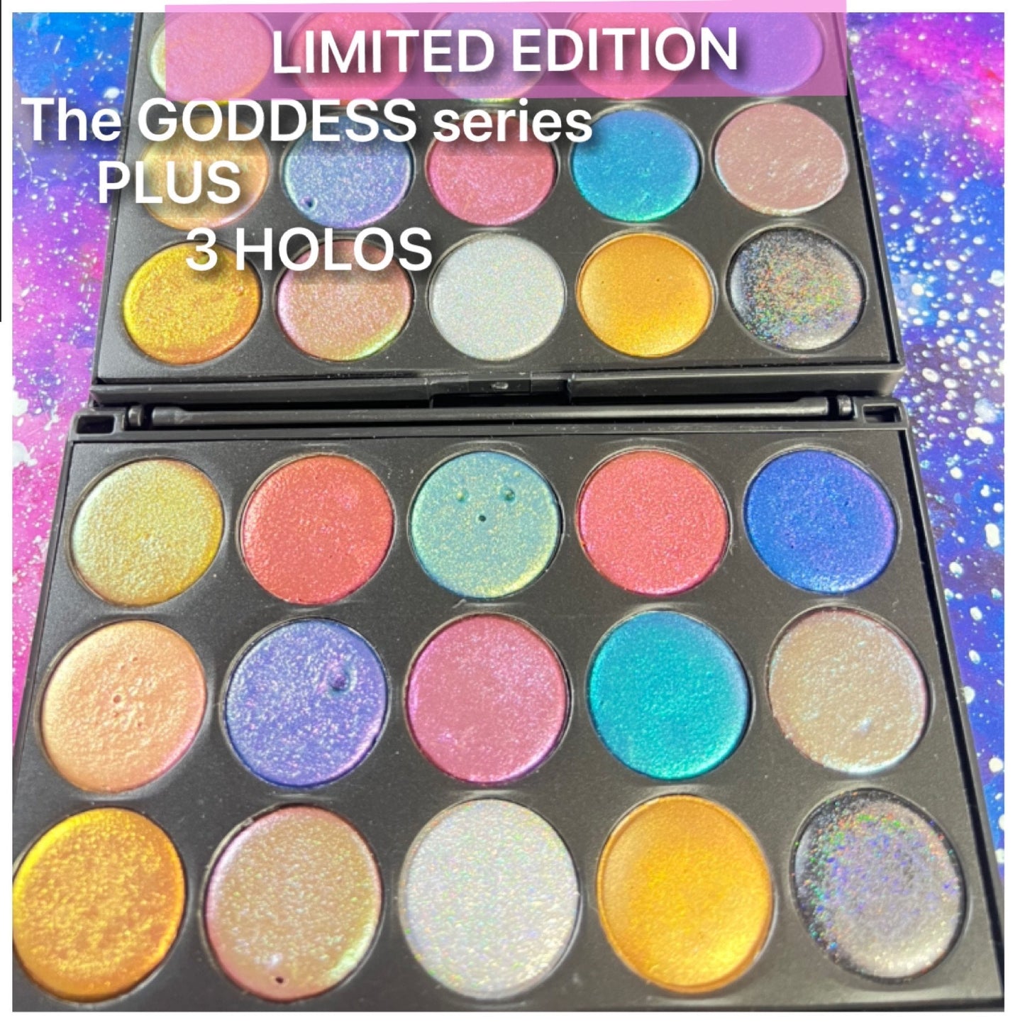 LIMITED EDITION Combo Set of 15 includes The GODDESS series colorshifts and 3 Best Seller HOLOs ~ Fairy Dust/Supernova/Gold Holo Watercolors