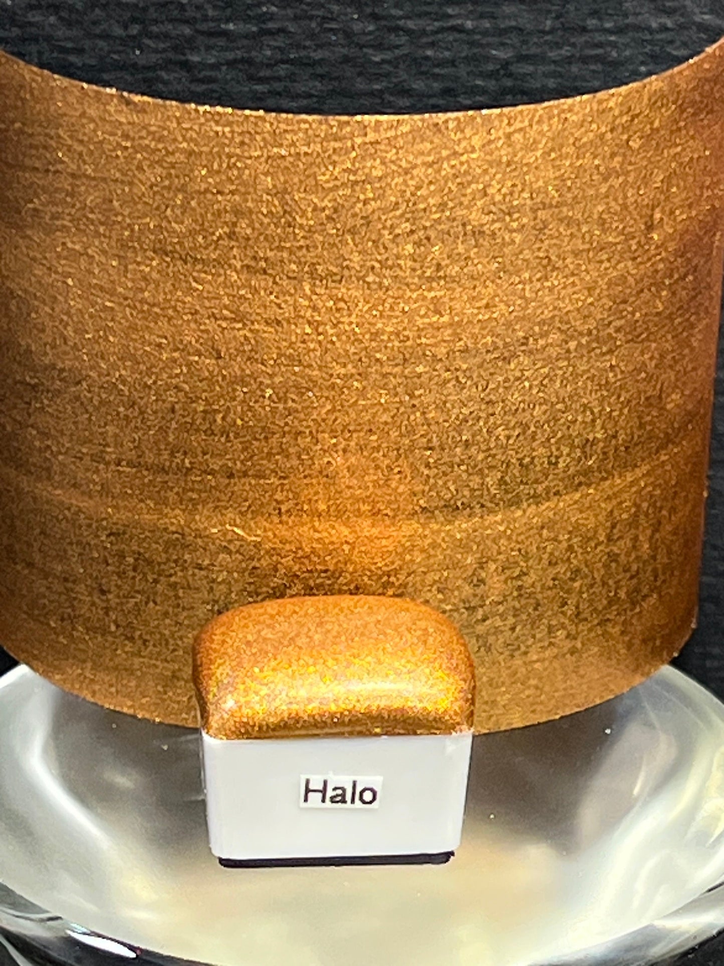 Halo an Extreme Gold Holographic watercolor for a  gold holographic paint explosion of color