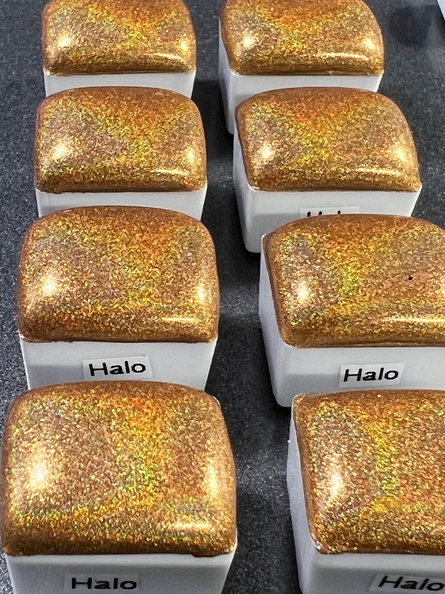 Halo an Extreme Gold Holographic watercolor for a  gold holographic paint explosion of color