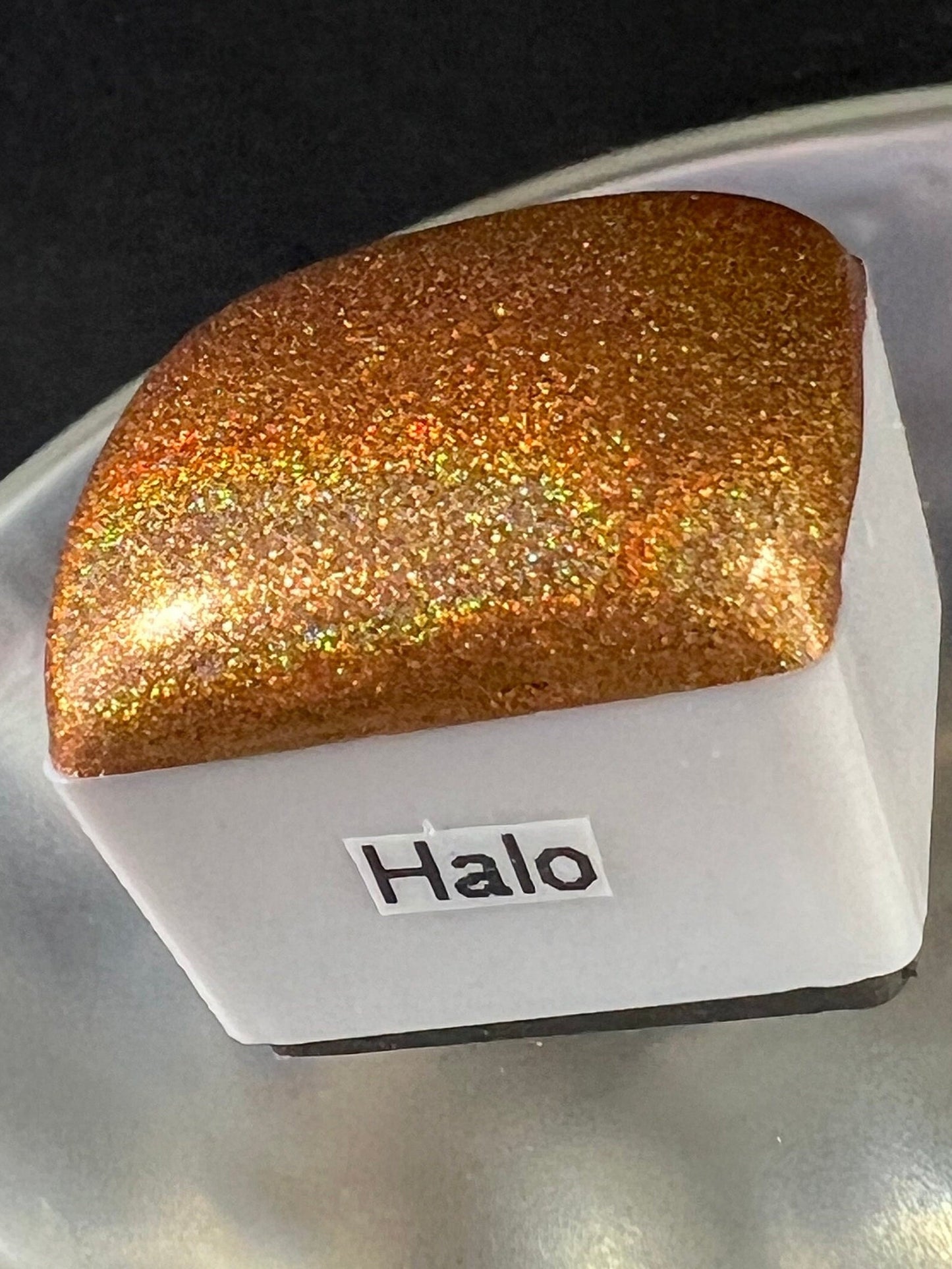 Halo an Extreme Gold Holographic watercolor for a  gold holographic paint explosion of color