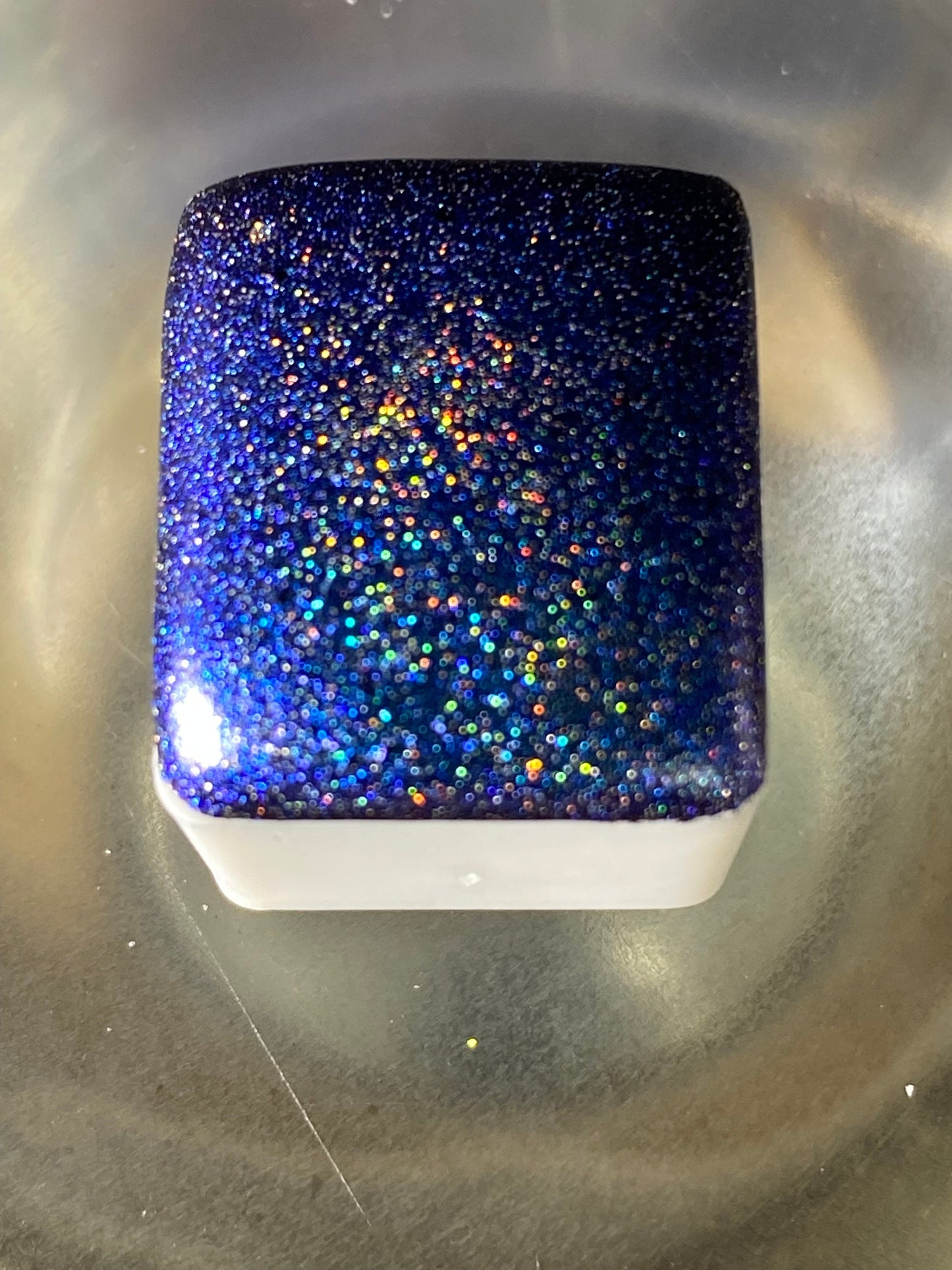 Galaxy Holographic Colorshifting chrome watercolor paint chrome navy holographic paint explosion of color